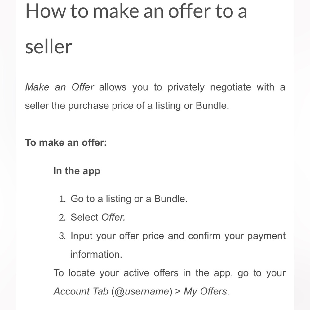 🎉HOW TO OFFER🎉 - Picture 4 of 9